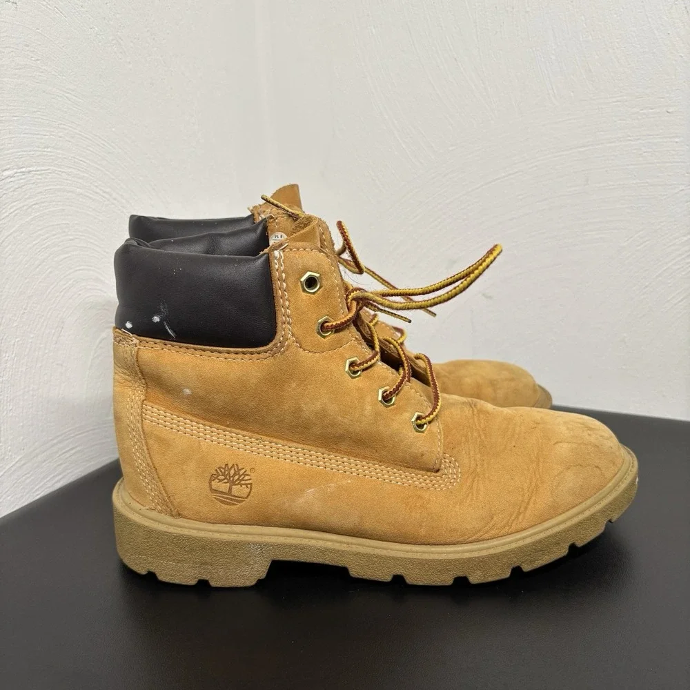 Timberland Big Kid 10960 6 Inch Classic Boots Size 4 Waterproof Workwear Outdoor